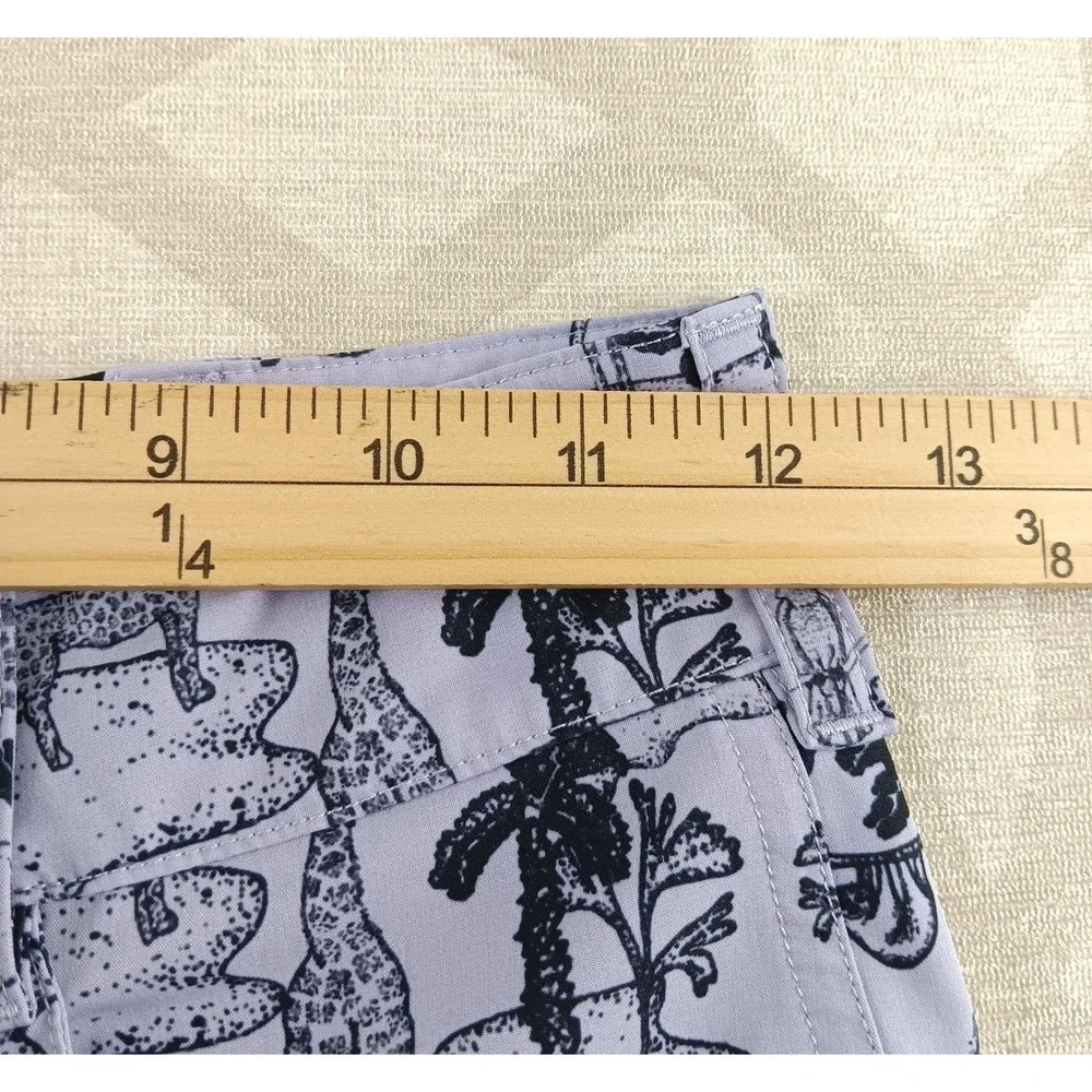 Wild Rye Girls Safari‎ Giraffe Flamingo Print Bike Shorts Size 10